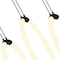 Cwi Lighting Hoops 5 Light LED Chandelier With Black Finish 1273P23-5-101-RC - alternate 5
